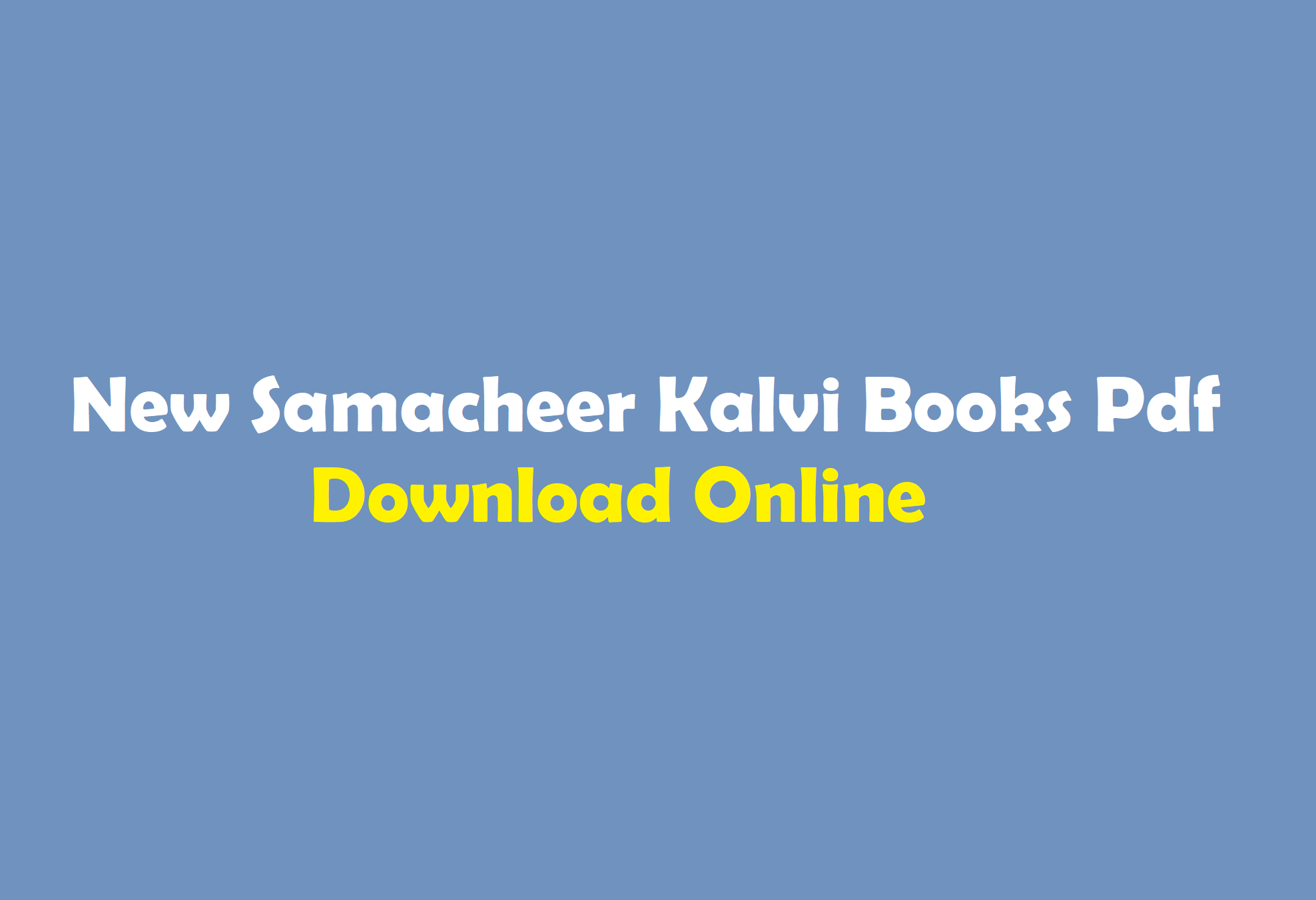 tamilnadu samacheer books pdf download